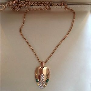 Bvlgari Serpenti Necklace (Rose Gold / Diamonds)